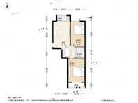 兴达福山居2室1厅1卫79㎡户型图