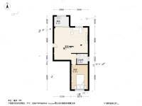 兴达福山居1室1厅1卫77.8㎡户型图