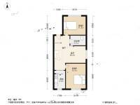 怡景园2室1厅1卫70.5㎡户型图