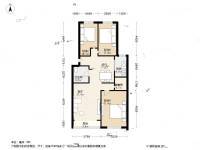 怡景园3室2厅1卫111.2㎡户型图