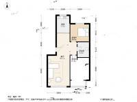名贵山庄华春园2室1厅1卫93.3㎡户型图