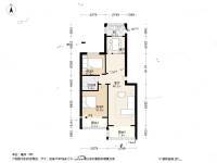 翠竹南里2室2厅1卫114.5㎡户型图