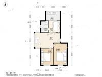 金源北里2室2厅1卫67.6㎡户型图