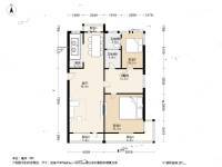 光伸绿洲半岛二期2室1厅2卫131.9㎡户型图