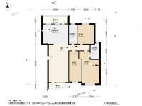 光伸绿洲半岛二期3室1厅2卫144.7㎡户型图