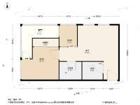 苹果公寓2室1厅1卫67.9㎡户型图