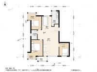 知音园3室2厅1卫131㎡户型图