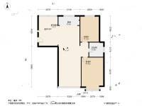 动力院景三期2室1厅1卫103.7㎡户型图