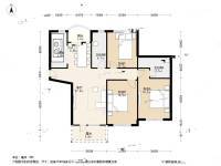 民兴花园二期3室2厅2卫144.8㎡户型图