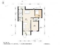 民兴花园二期2室1厅1卫119.4㎡户型图