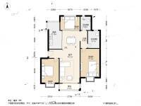 民兴花园二期3室1厅2卫142㎡户型图