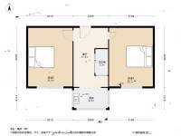 西沟小区2室1厅1卫50.8㎡户型图