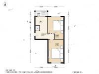 西沟小区2室1厅1卫50.5㎡户型图