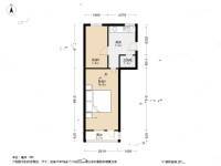 西沟小区2室0厅1卫46.7㎡户型图