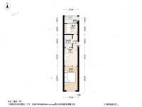 促进路1室2厅1卫51.6㎡户型图
