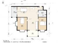 众益家园2室1厅1卫99㎡户型图