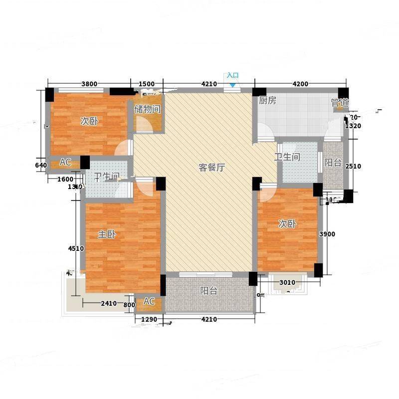 盛世中华城3室0厅0卫149㎡户型图