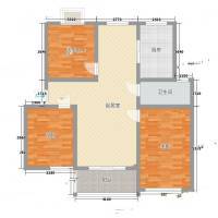 文彦山庄3室0厅0卫122㎡户型图