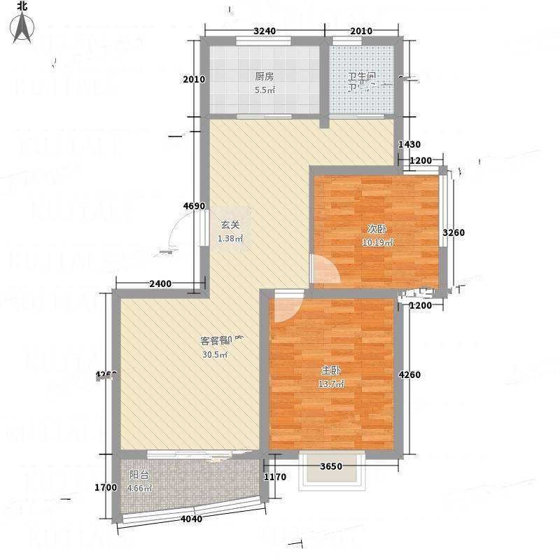 明珠万福家园2室0厅0卫97㎡户型图