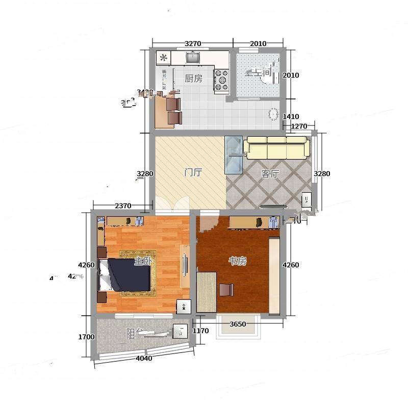 明珠万福家园2室0厅0卫97㎡户型图