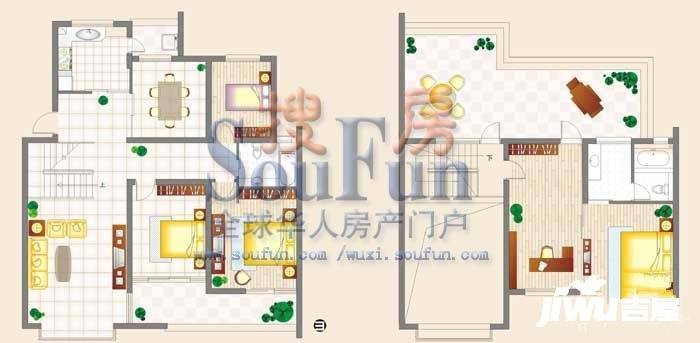 龙栖湾5室2厅2卫202㎡户型图