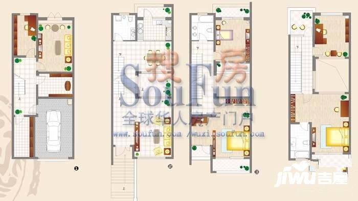 龙栖湾5室3厅3卫232㎡户型图