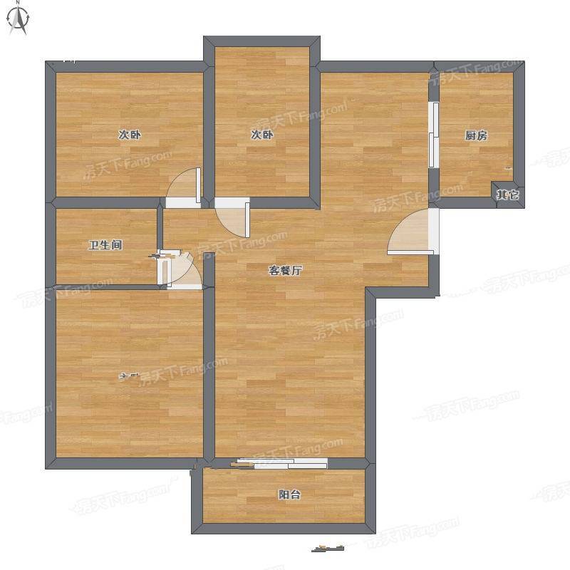 丽景佳苑3室1厅0卫115㎡户型图