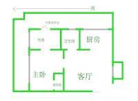 银河国际广场1室2厅1卫70㎡户型图