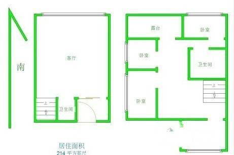 金锡苑3室2厅1卫140㎡户型图