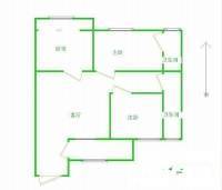 嘉园小区3室2厅1卫132㎡户型图