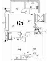 水岸佳苑2室1厅1卫92㎡户型图