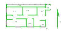 中大颐和湾4室2厅2卫157㎡户型图