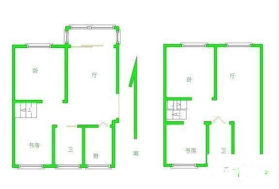 太湖惠泉花园二期6室3厅3卫259㎡户型图