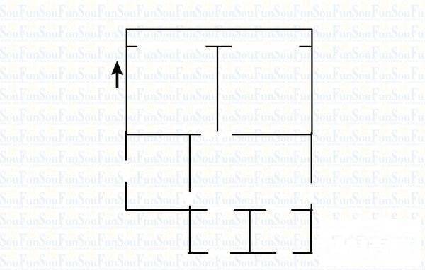 新惠一村3室1厅1卫128㎡户型图