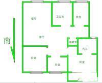 惠泉花园3室3厅2卫137㎡户型图