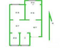 大箕山家园1室1厅1卫63㎡户型图