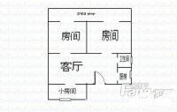 孙蒋新村3室1厅1卫96.5㎡户型图