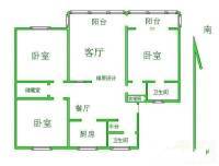 新扬名新村3室1厅2卫126㎡户型图