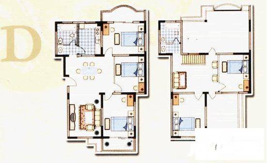 湖滨壹号5室3厅2卫212㎡户型图