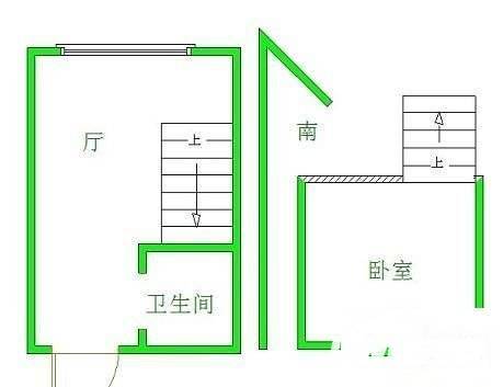 甲壳虫29331室1厅1卫29㎡户型图