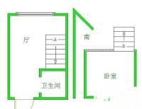 甲壳虫29331室1厅1卫29㎡户型图