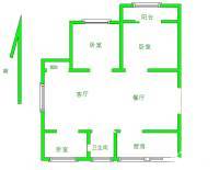 广益佳苑3室2厅1卫127㎡户型图