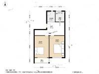 金海里2室1厅1卫70.8㎡户型图