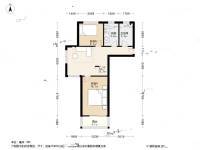 金星家园2室2厅1卫90㎡户型图
