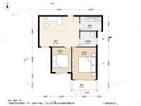 金星家园2室1厅1卫77.6㎡户型图