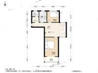 金星家园2室1厅1卫86.5㎡户型图