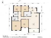 嘉洲花园洋房4室2厅2卫142㎡户型图