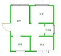 刘潭三村3室1厅1卫87㎡户型图
