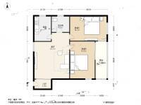 叙康里2室2厅1卫89.4㎡户型图