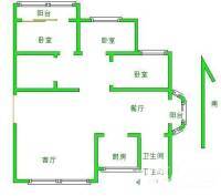 民丰家园3室2厅2卫140.2㎡户型图